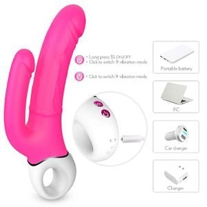 Foto do produto DEPÊ: Vibrador Dupla Penetração Recarregável