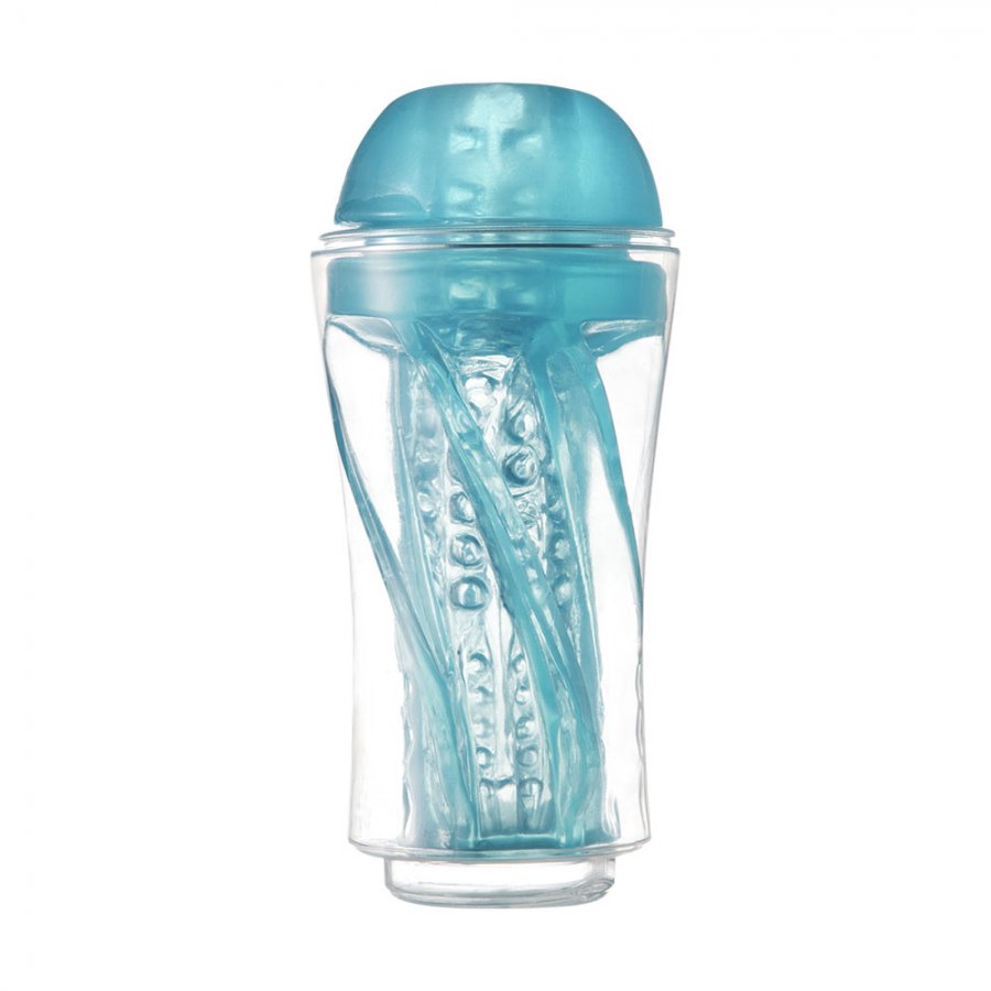 Foto do produto Masturbador Lanterna em Silicone - Azul