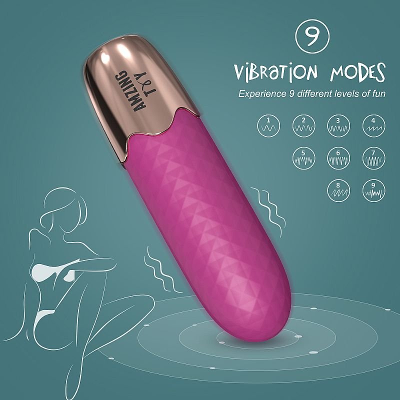Foto do produto Cápsula Vibratória Recarregável - 9 Modos