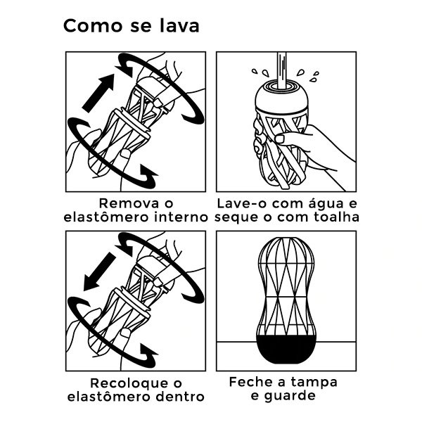 Foto do produto Masturbador Tenga Air -Tech Squeeze Strong