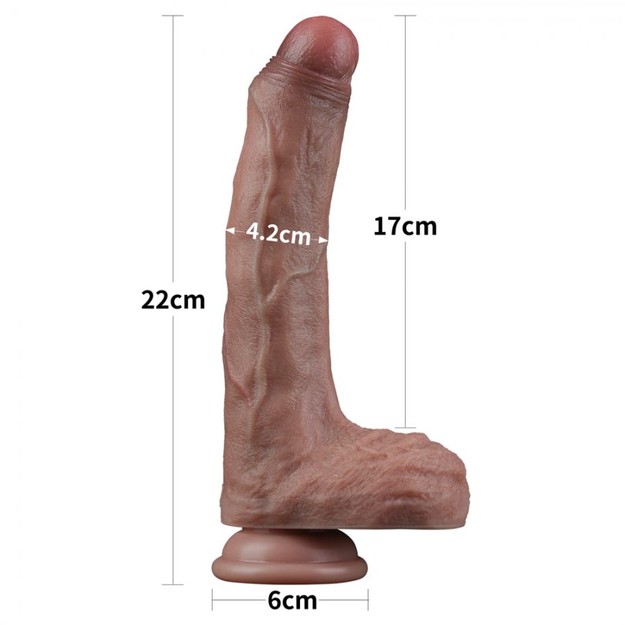 Foto do produto Pênis Fimose em Silicone Platinum 20 x4cm