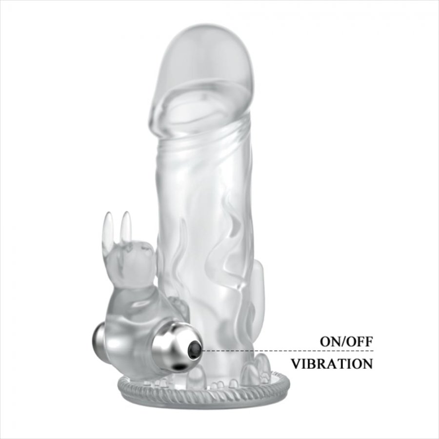 Foto do produto Capa em Gel com Vibro e Estimulador de Períneo