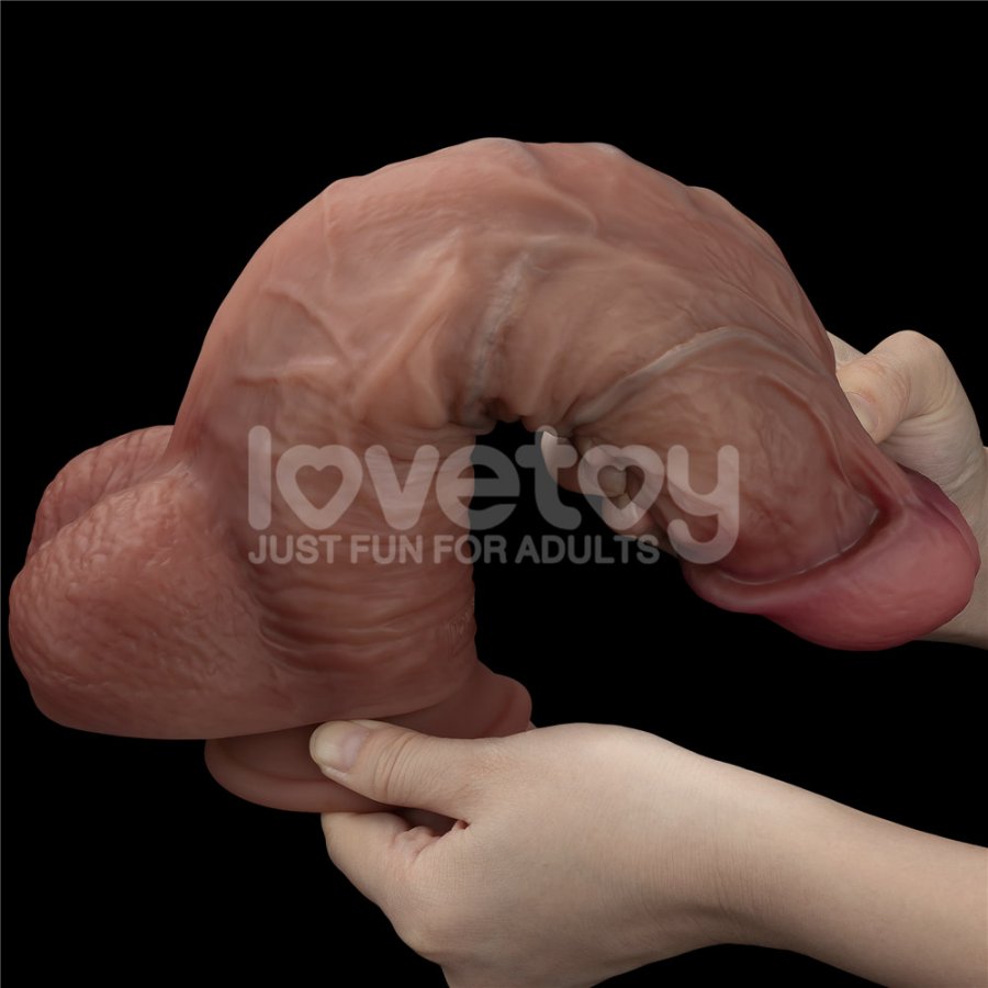 Foto do produto Pênis Ultra Real em Silicone Platinum 27 x 6,5 cm
