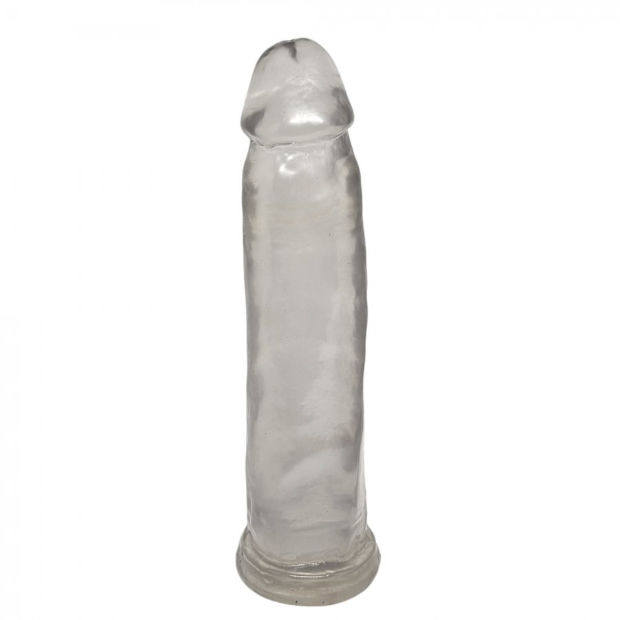 Foto do produto Pênis Adorável em Silicone Transparente 19x4,5cm