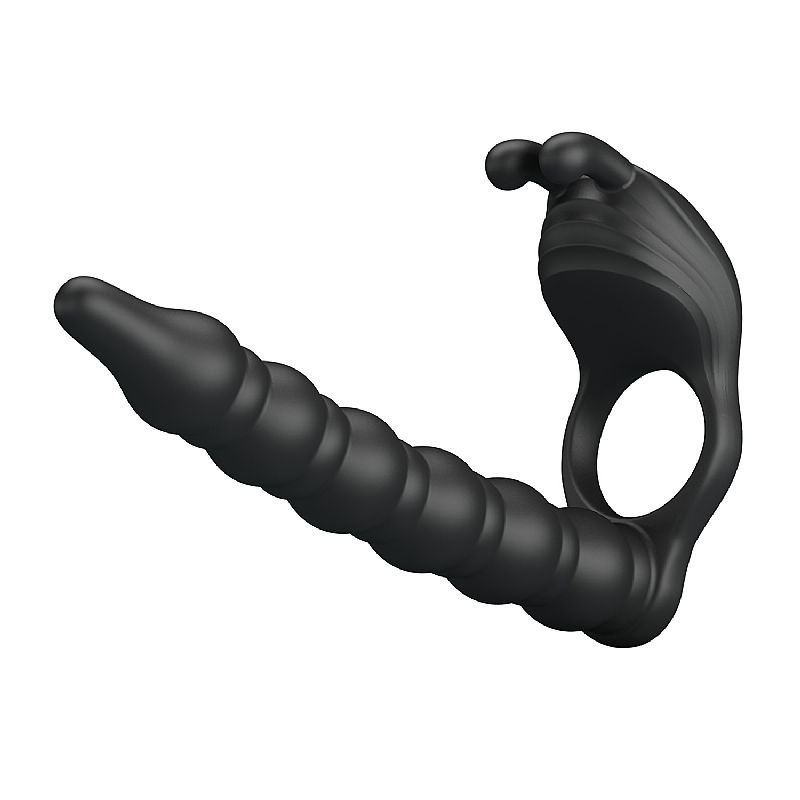 Foto do produto Anel Peniano Recarregável com Plug Anal