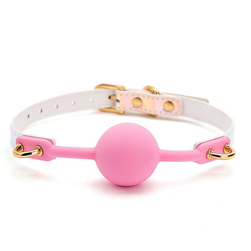 Foto do produto Mordaça Luxo em Silicone Rosa