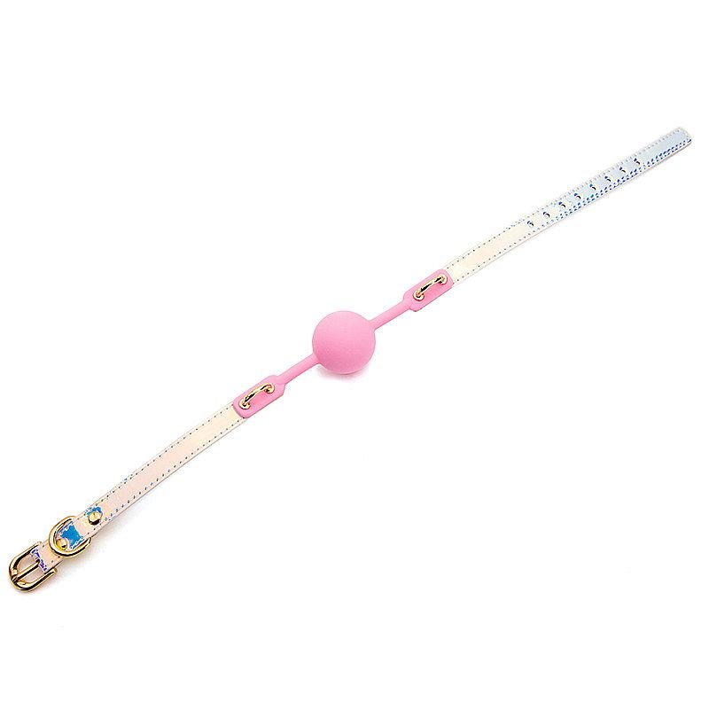 Foto do produto Mordaça Luxo em Silicone Rosa