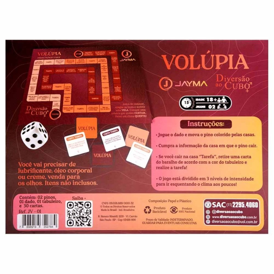 Foto do produto Volúpia - Jogo para Casais Apimentarem a Relação