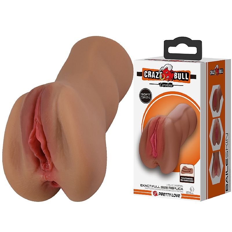 Foto do produto Caroline: Masturbador Vagina e Ânus em Baileskin