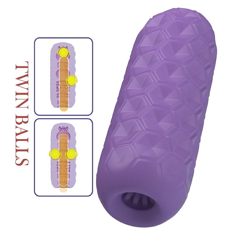 Foto do produto Vênus X : Masturbador Soft com 2 Bolas Massageadoras