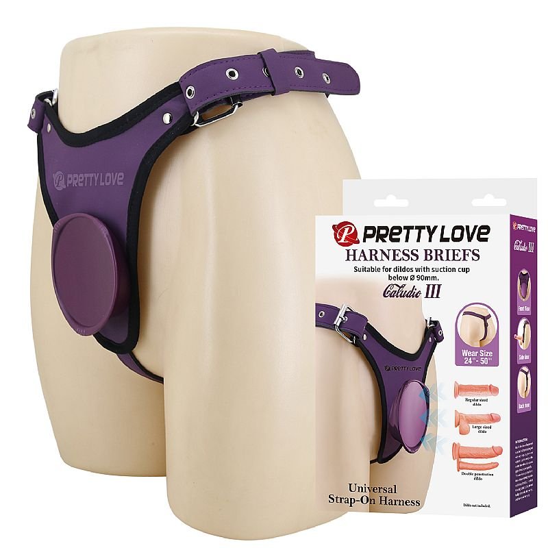 Foto do produto Cinta Strap-on Luxo com Base para Ventosa