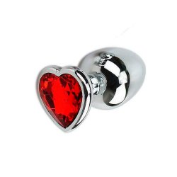 Plug Pequeno Coração - Vermelho