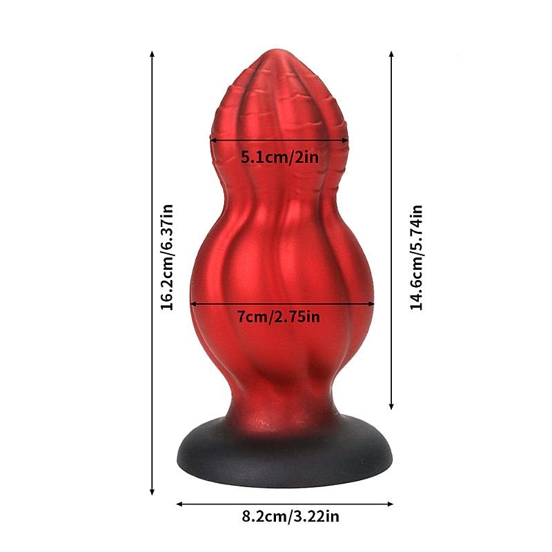 Foto do produto Plug Alien Silicone Premium 16 x 7cm