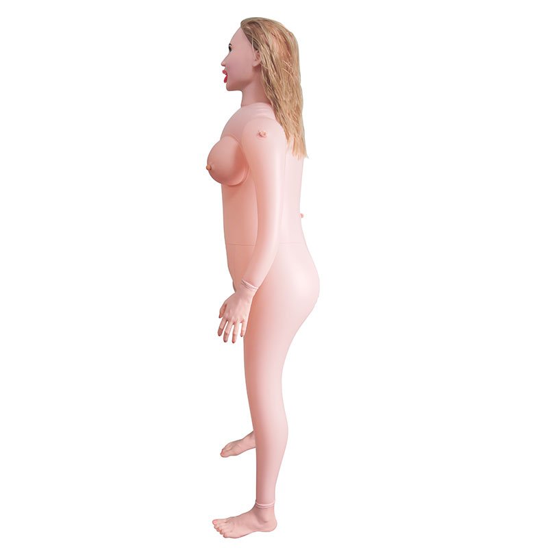 Foto do produto Boneca Inflável Rosto 3D com 2 Orifícios em Cyberskin