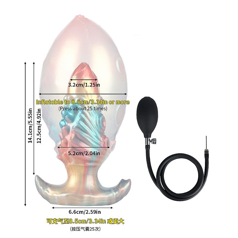 Foto do produto Plug Monster Sea Inflável 13,5 x 5cm