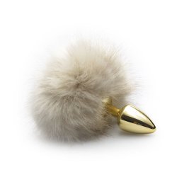 Plug Rabo de Coelho Pompom